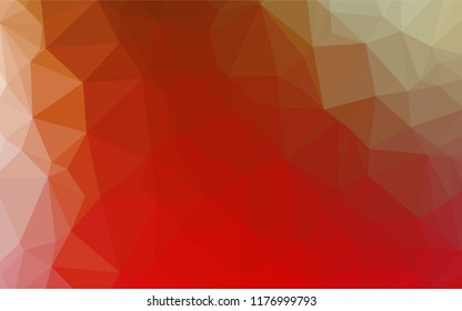 Light Green, Red vector abstract polygonal layout. Colorful illustration in abstract style with gradient. The elegant pattern can be used as part of a brand book.