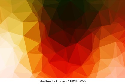 Light Green, Red vector abstract polygonal layout. Colorful illustration in abstract style with gradient. Brand new style for your business design.