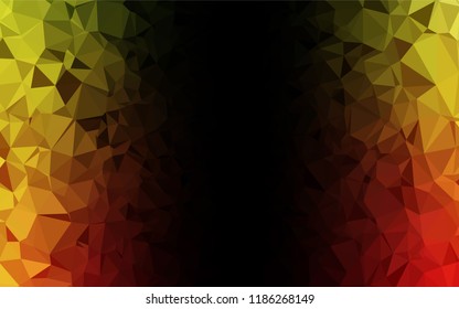 Light Green, Red vector abstract polygonal cover. Glitter abstract illustration with an elegant design. The elegant pattern can be used as part of a brand book.