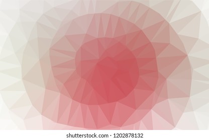 Light Green, Red vector abstract mosaic background. Modern geometrical abstract illustration with gradient. The elegant pattern can be used as part of a brand book.