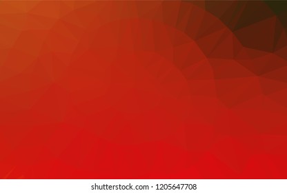 Light Green, Red vector abstract polygonal layout. A vague abstract illustration with gradient. The textured pattern can be used for background.