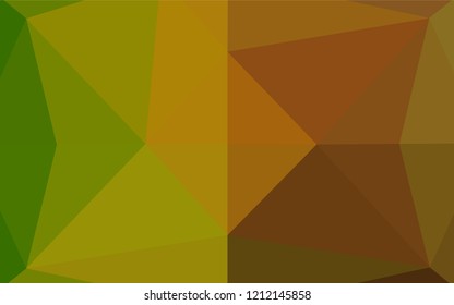 Light Green, Red vector abstract mosaic background. Colorful abstract illustration with gradient. A new texture for your design.