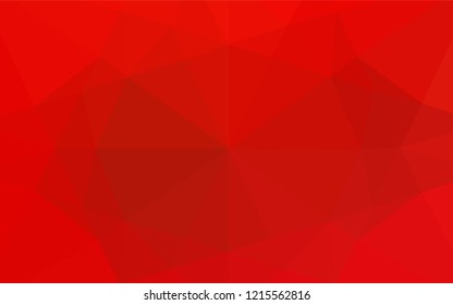 Light Green, Red vector abstract mosaic pattern. Triangular geometric sample with gradient.  The textured pattern can be used for background.