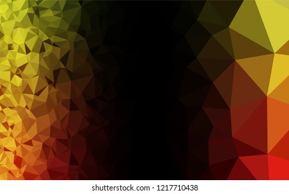 Light Green, Red vector abstract mosaic backdrop. Modern geometrical abstract illustration with gradient. The polygonal design can be used for your web site.