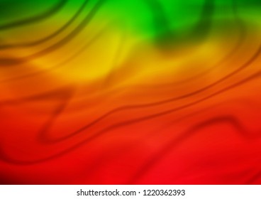 Light Green, Red vector abstract pattern. An elegant bright illustration with gradient. The blurred design can be used for your web site.