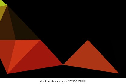 Light Green, Red vector abstract mosaic background. Shining colored illustration in a Brand new style. A completely new design for your business.