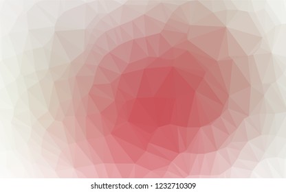 Light Green, Red vector abstract mosaic pattern. An elegant bright illustration with gradient. The template can be used as a background for cell phones.