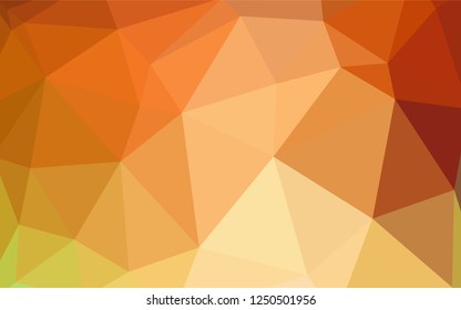 Light Green, Red vector abstract polygonal template. Colorful illustration in polygonal style with gradient. Triangular pattern for your design.