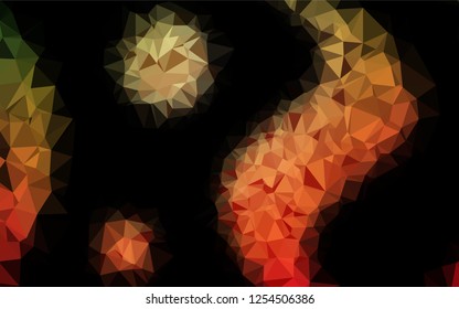 Light Green, Red vector abstract mosaic backdrop. Colorful abstract illustration with gradient. Brand new style for your business design.