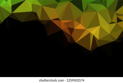 Light Green, Red vector abstract mosaic background. A vague abstract illustration with gradient. Brand new style for your business design.