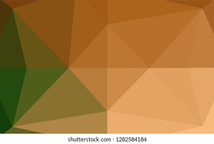 Light Green, Red vector abstract polygonal layout. Colorful illustration in abstract style with gradient. The template can be used as a background for cell phones.