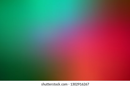 Light Green, Red vector abstract bright pattern. Shining colored illustration in smart style. New design for your business.