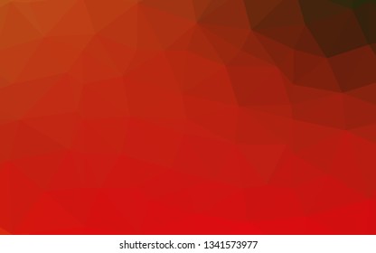 Light Green, Red vector abstract mosaic pattern. Shining colored illustration in a Brand new style. The best triangular design for your business.