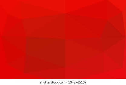 Light Green, Red vector abstract polygonal cover. Geometric illustration in Origami style with gradient. Triangular pattern for your business design.