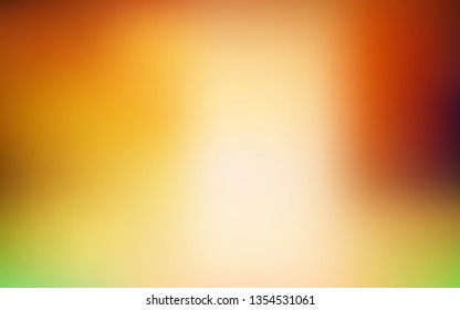 Light Green, Red vector abstract blurred background. Creative illustration in halftone style with gradient. New style for your business design.