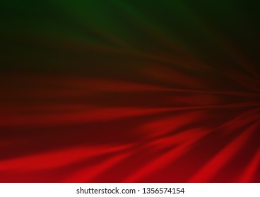 Light Green, Red vector abstract bokeh pattern. A completely new color illustration in a bokeh style. The blurred design can be used for your web site.