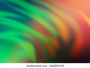 Light Green, Red vector abstract bright template. A vague abstract illustration with gradient. The template for backgrounds of cell phones.