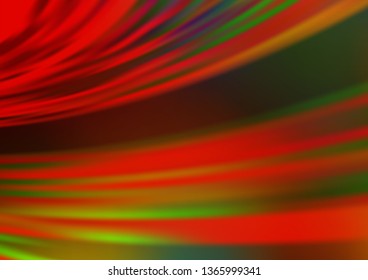 Light Green, Red vector abstract background. An elegant bright illustration with gradient. The template can be used for your brand book.
