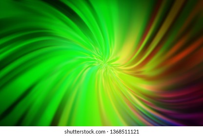 Light Green, Red vector abstract bright pattern. Modern abstract illustration with gradient. Elegant background for a brand book.