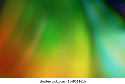 Light Green, Red vector abstract blurred background. Shining colored illustration in smart style. New way of your design.