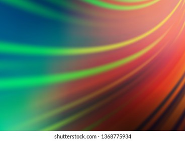 Light Green, Red vector abstract bright background. Colorful abstract illustration with gradient. The background for your creative designs.
