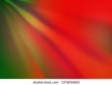Light Green, Red vector abstract background. Colorful abstract illustration with gradient. A new texture for your design.