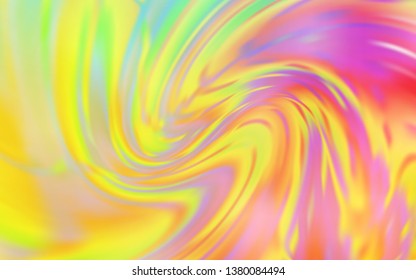 Light Green, Red vector abstract bright texture. A completely new colored illustration in blur style. New design for your business.