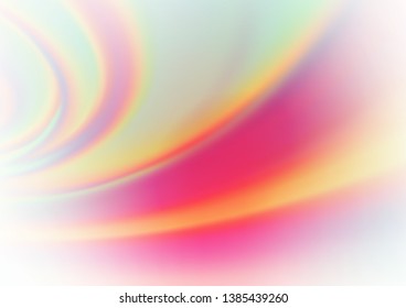 Light Green, Red vector abstract template. Creative illustration in halftone style with gradient. The best blurred design for your business.