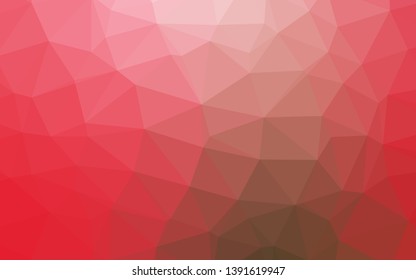 Light Green, Red vector abstract mosaic background. A completely new color illustration in a vague style. Completely new design for your business.