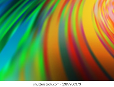 Light Green, Red vector abstract blurred background. Modern geometrical abstract illustration with gradient. The template can be used for your brand book.