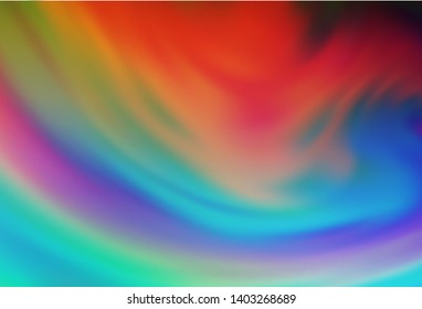 Light Green, Red vector abstract bright template. Glitter abstract illustration with gradient design. Blurred design for your web site.