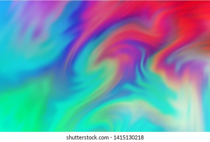 Light Green, Red vector abstract bright texture. Colorful abstract illustration with gradient. Blurred design for your web site.