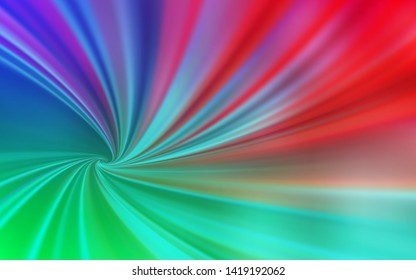 Light Green, Red vector abstract bright texture. Colorful abstract illustration with gradient. New style for your business design.