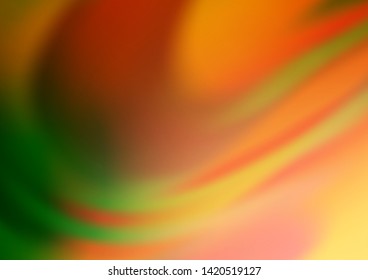 Light Green, Red vector abstract blurred template. Modern geometrical abstract illustration with gradient. The best blurred design for your business.