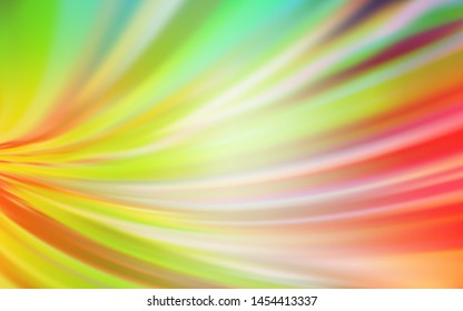 Light Green, Red vector abstract layout. Shining colored illustration in smart style. New style for your business design.