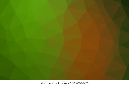 Light Green, Red vector abstract mosaic background. An elegant bright illustration with gradient. Elegant pattern for a brand book.