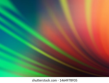 Light Green, Red vector abstract bright background. Colorful abstract illustration with gradient. The blurred design can be used for your web site.