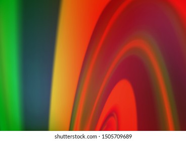 Light Green, Red vector abstract blurred background. Colorful illustration in blurry style with gradient. A completely new design for your business.