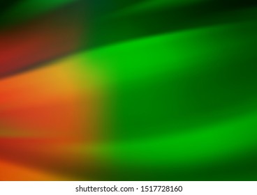 Light Green, Red vector abstract template. An elegant bright illustration with gradient. A completely new design for your business.