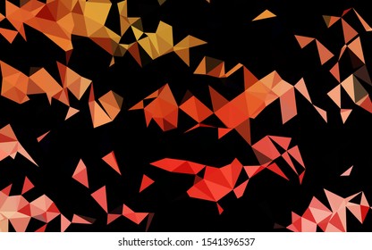 Light Green, Red vector abstract mosaic pattern. Brand new colorful illustration in with gradient. Elegant pattern for a brand book.