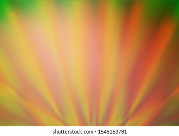 Light Green, Red vector abstract bright background. Modern geometrical abstract illustration with gradient. The background for your creative designs.