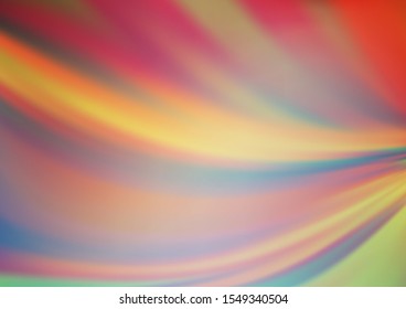Light Green, Red vector abstract background. A completely new color illustration in a bokeh style. A new texture for your design.