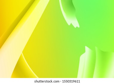 Light Green, Red vector abstract blurred layout. A completely new colored illustration in blur style. New way of your design.