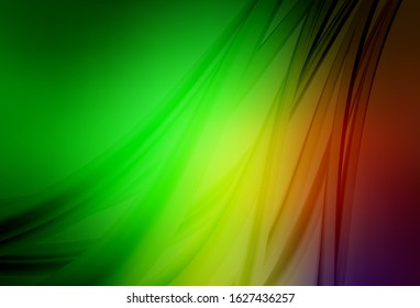 Light Green, Red vector abstract bright template. Colorful abstract illustration with gradient. New way of your design.
