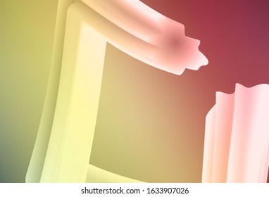 Light Green, Red vector abstract layout. New colored illustration in blur style with gradient. The best blurred design for your business.
