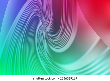 Light Green, Red vector abstract bright texture. A completely new colored illustration in blur style. Background for designs.