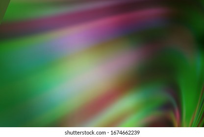 Diseño abstracto de vector rojo, verde claro. Ilustración creativa en estilo de medio tono con degradado. Nueva forma de tu diseño.
