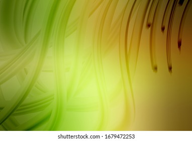 Light Green, Red vector abstract layout. Colorful illustration in abstract style with gradient. New style design for your brand book.