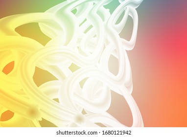Light Green, Red vector abstract bright template. New colored illustration in blur style with gradient. Completely new design for your business.