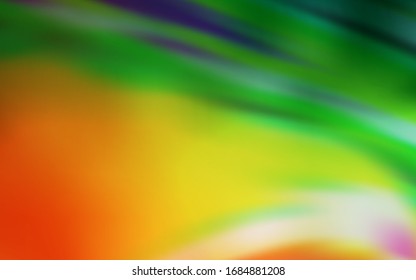 Light Green, Red vector abstract bright template. Shining colored illustration in smart style. Blurred design for your web site.